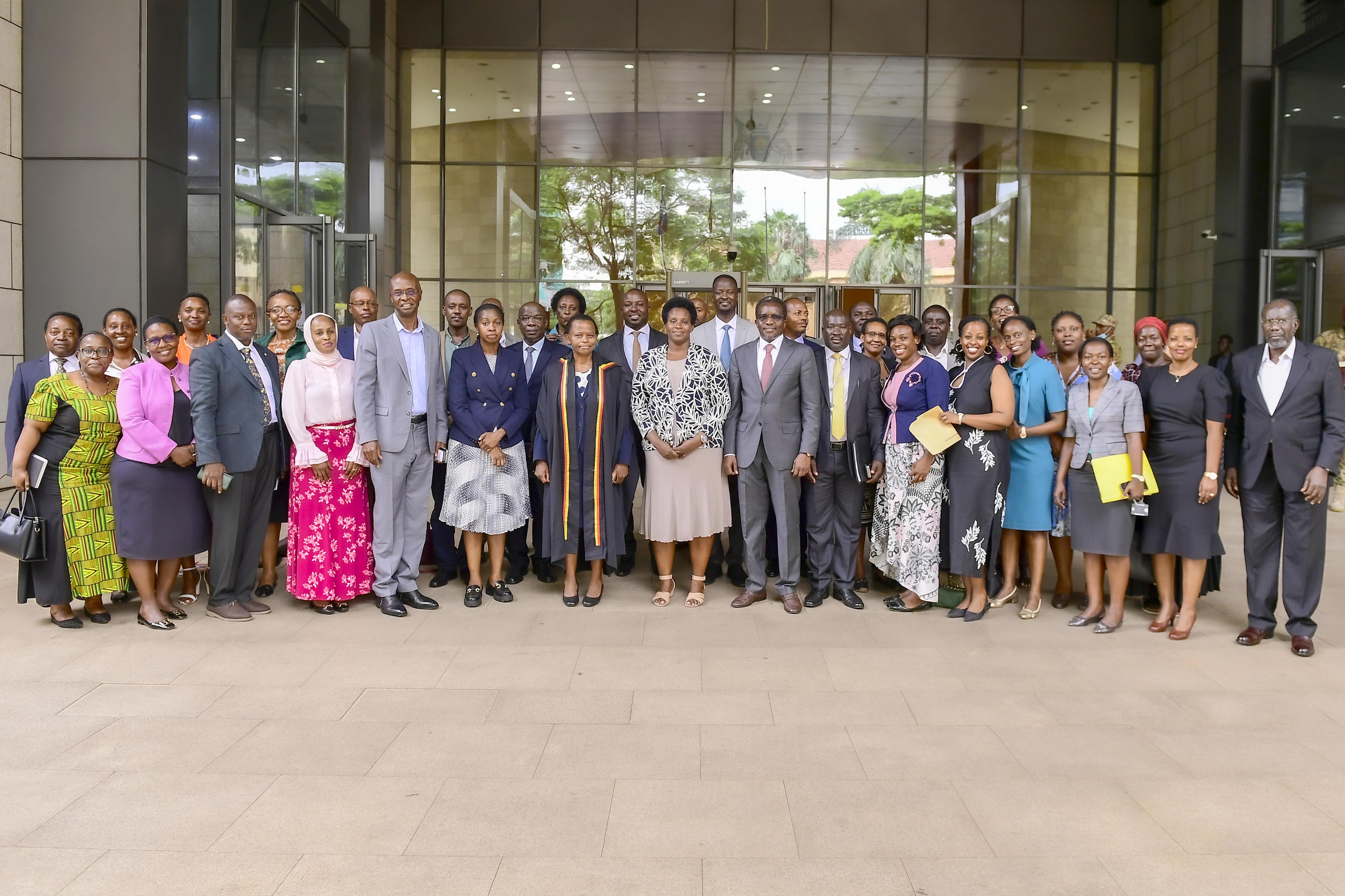 Swearing in ceremony and handover for the new Principal Private Secretary to H.E the President , Ms.Asio Gloria Omaswa  at the Office the President – 26th March 2024