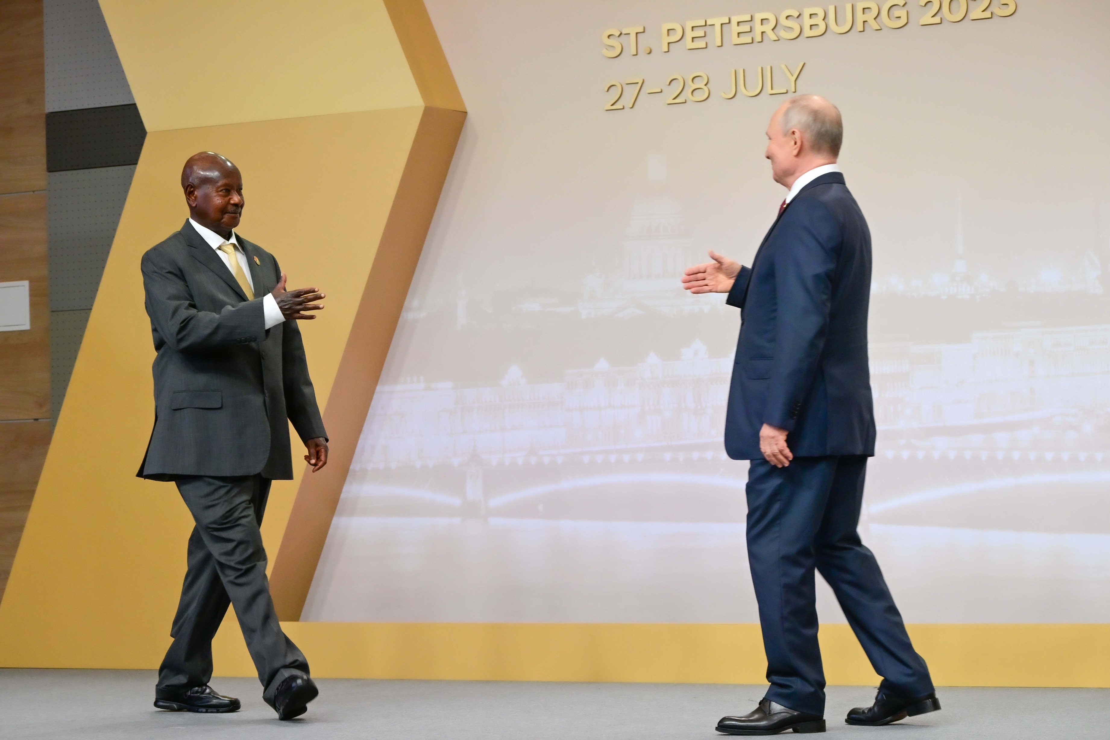President Museveni holds Bilateral talks with President Putin 