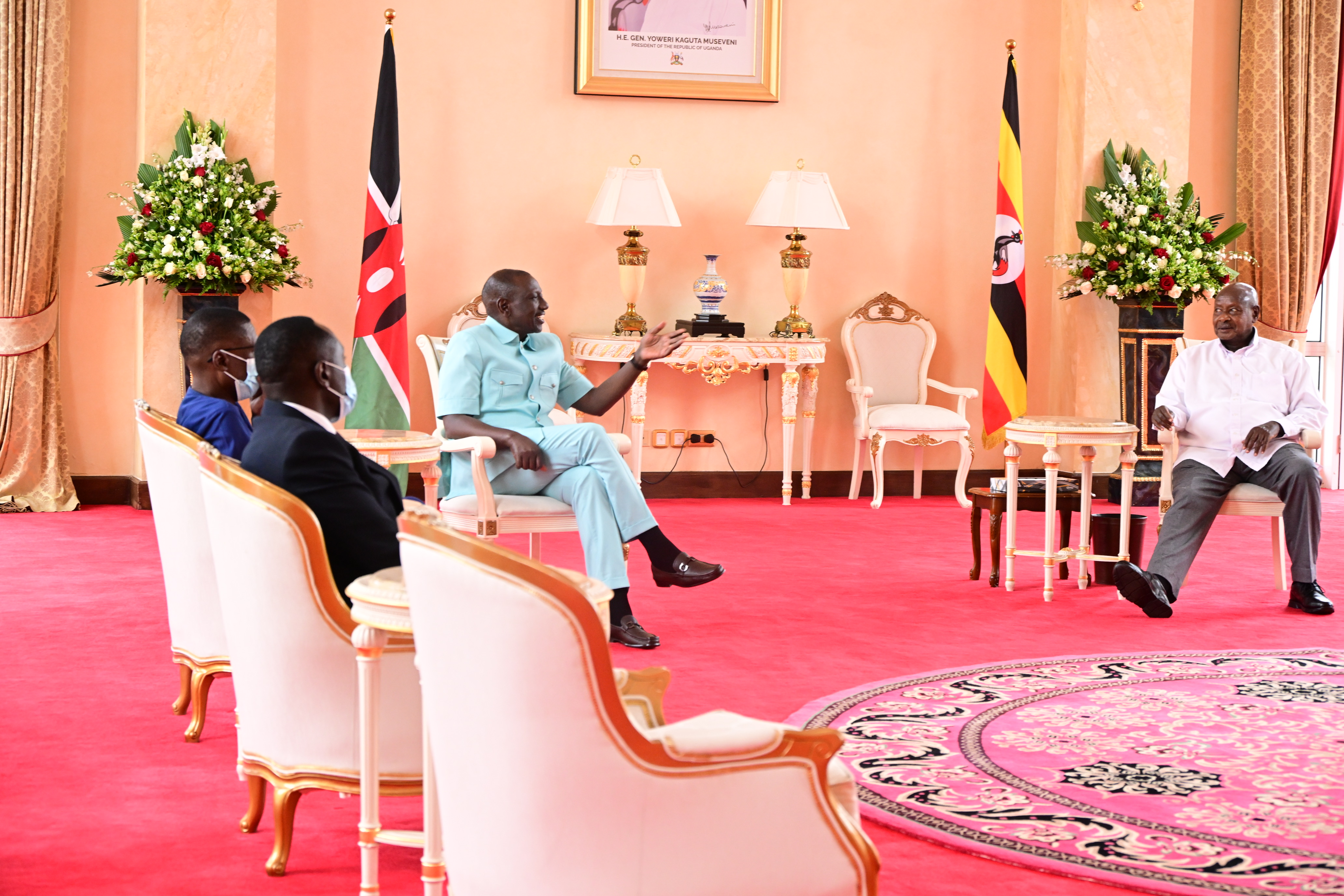 President Museveni and H.E. William Samoei Ruto discussed bilateral and regional issues of mutual interest. 13th August, 2023