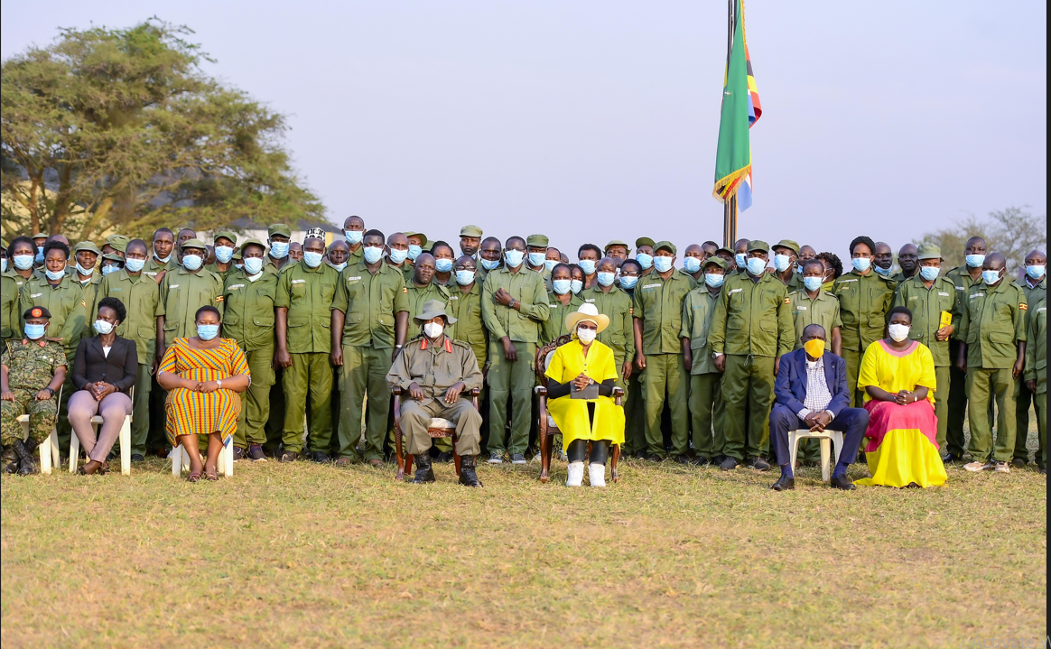 H.E President Museveni passes out Seconday Head teahers of western uganda at NALI Kyankwanzi. 4th February,2024