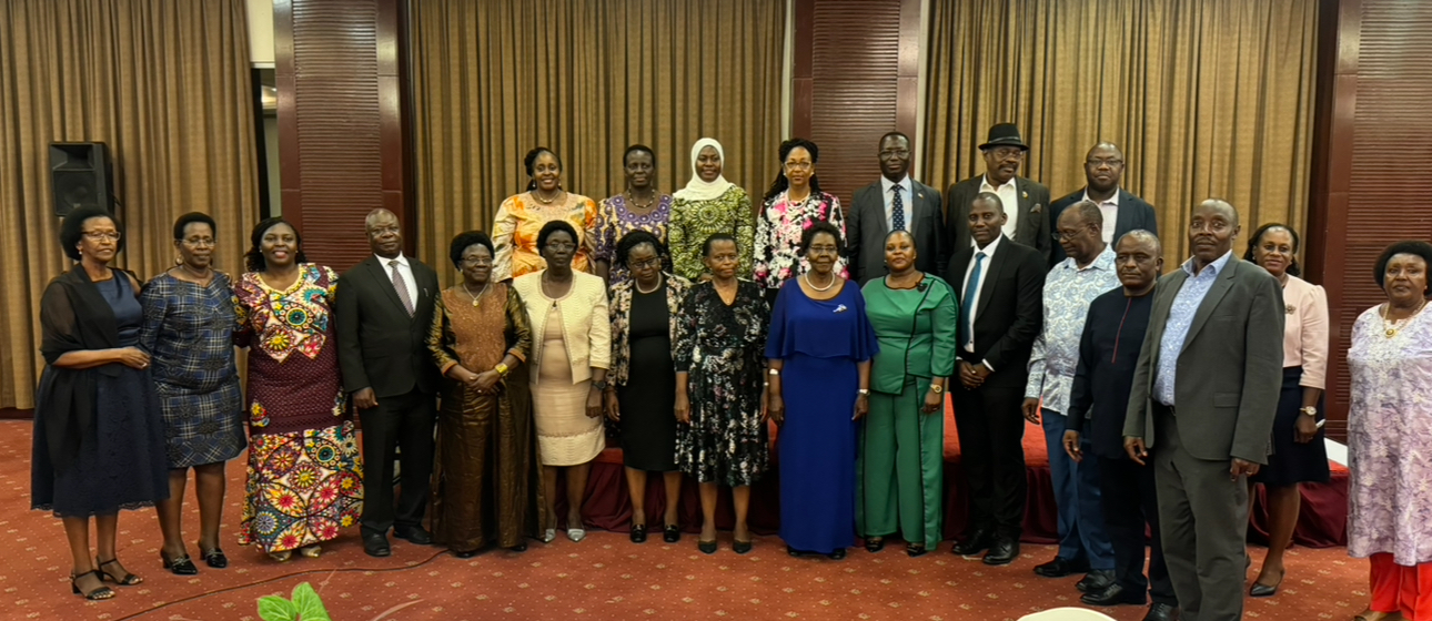 Group photo during the farewell dinner