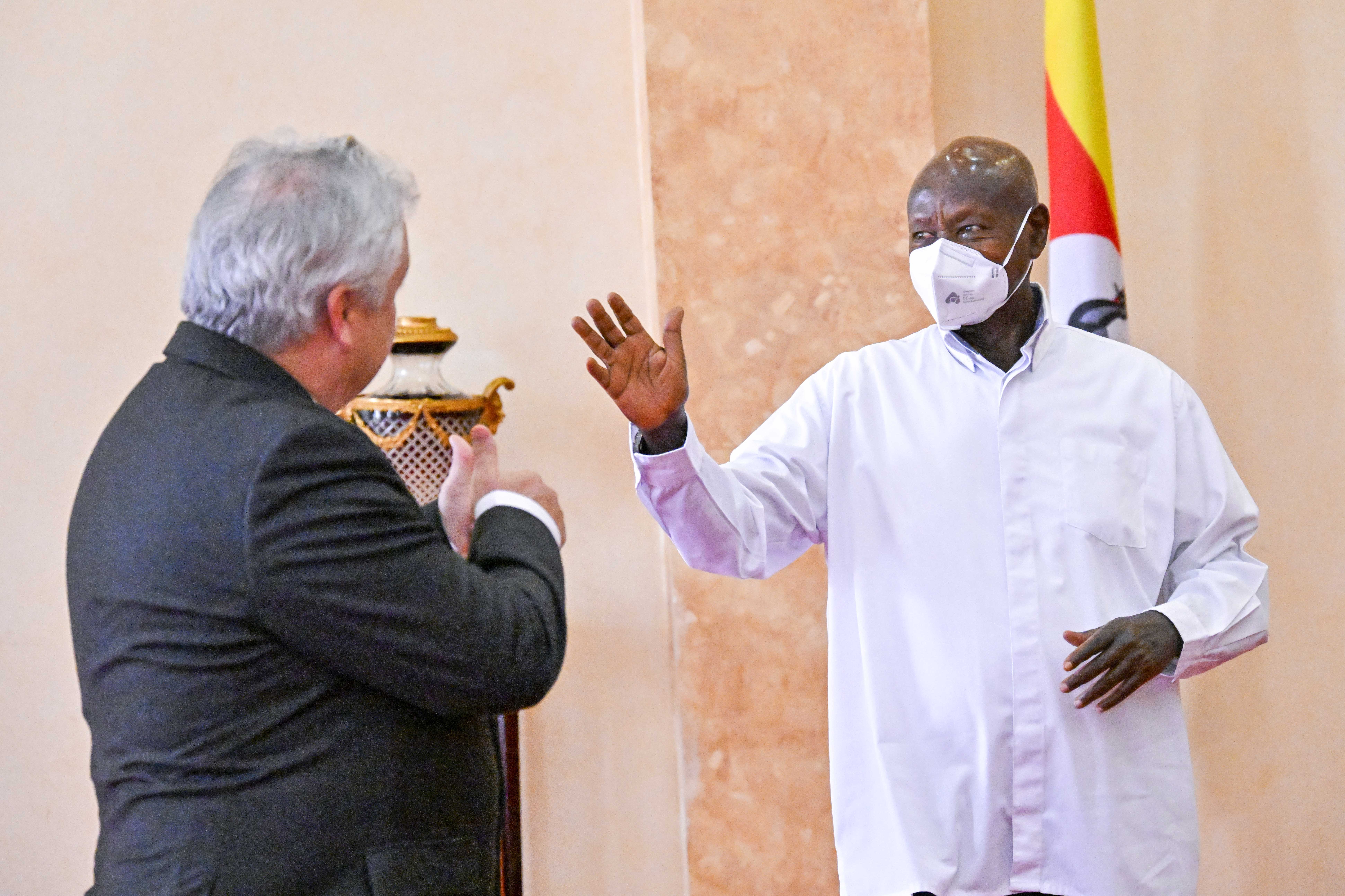 H.E. YOWERI KAGUTA MUSEVENI BIDS FAREWELL TO OUTGOING IRISH AMBASSADOR