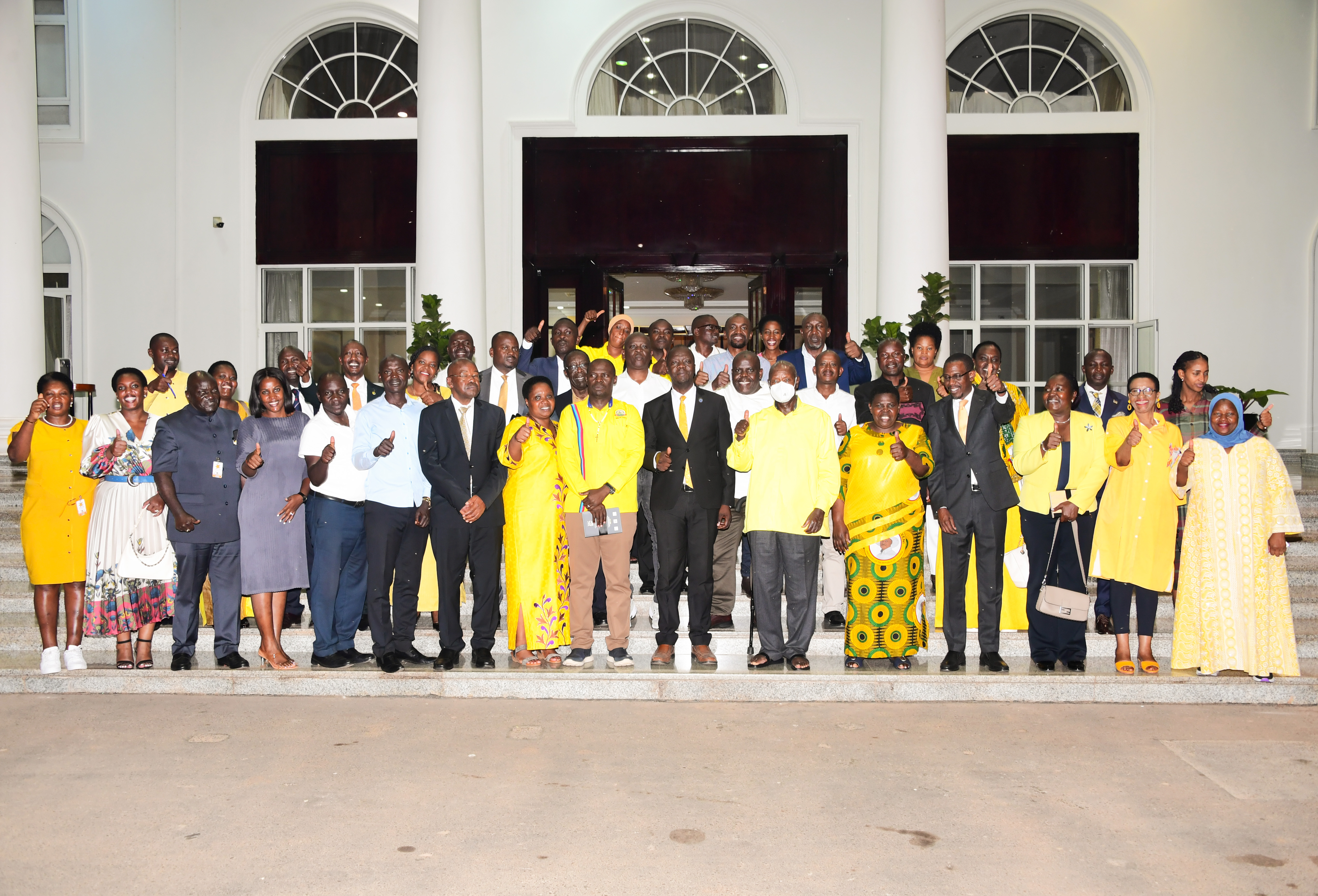 President Museveni meets NRM Buganda Parliamentary Caucus