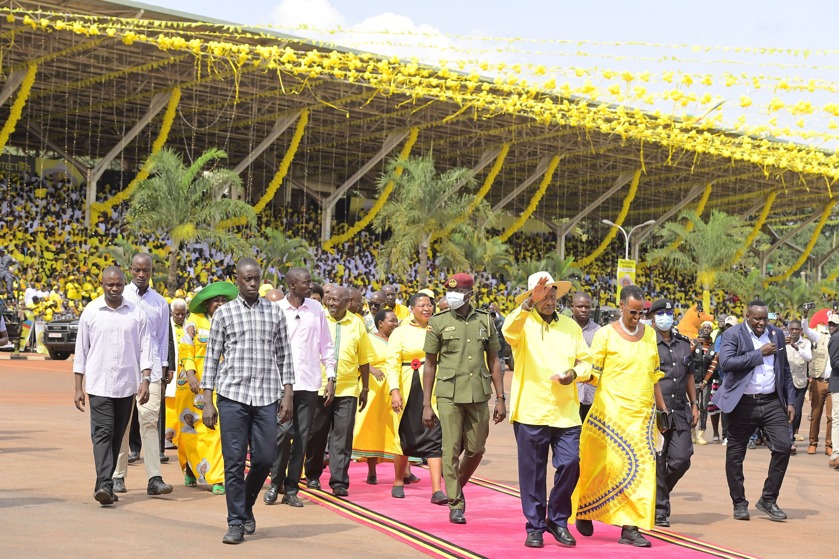 NRM HANDS FLAG TO ‎PRESIDENT MUSEVENI TO LEAD PARTY’S BID FOR ANOTHER TERM IN OFFICE 