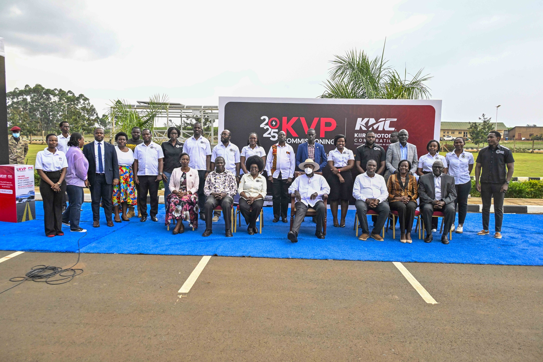 PRESIDENT MUSEVENI COMMISSIONS KIIRA VEHICLE PLANT 
