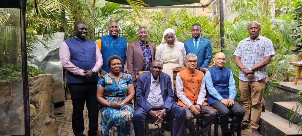 HAJJI KAKANDE, INDIAN HIGH COMMISSIONER HOST RDCS FOR A LUNCHEON AFTER TRAINING IN INDIA 