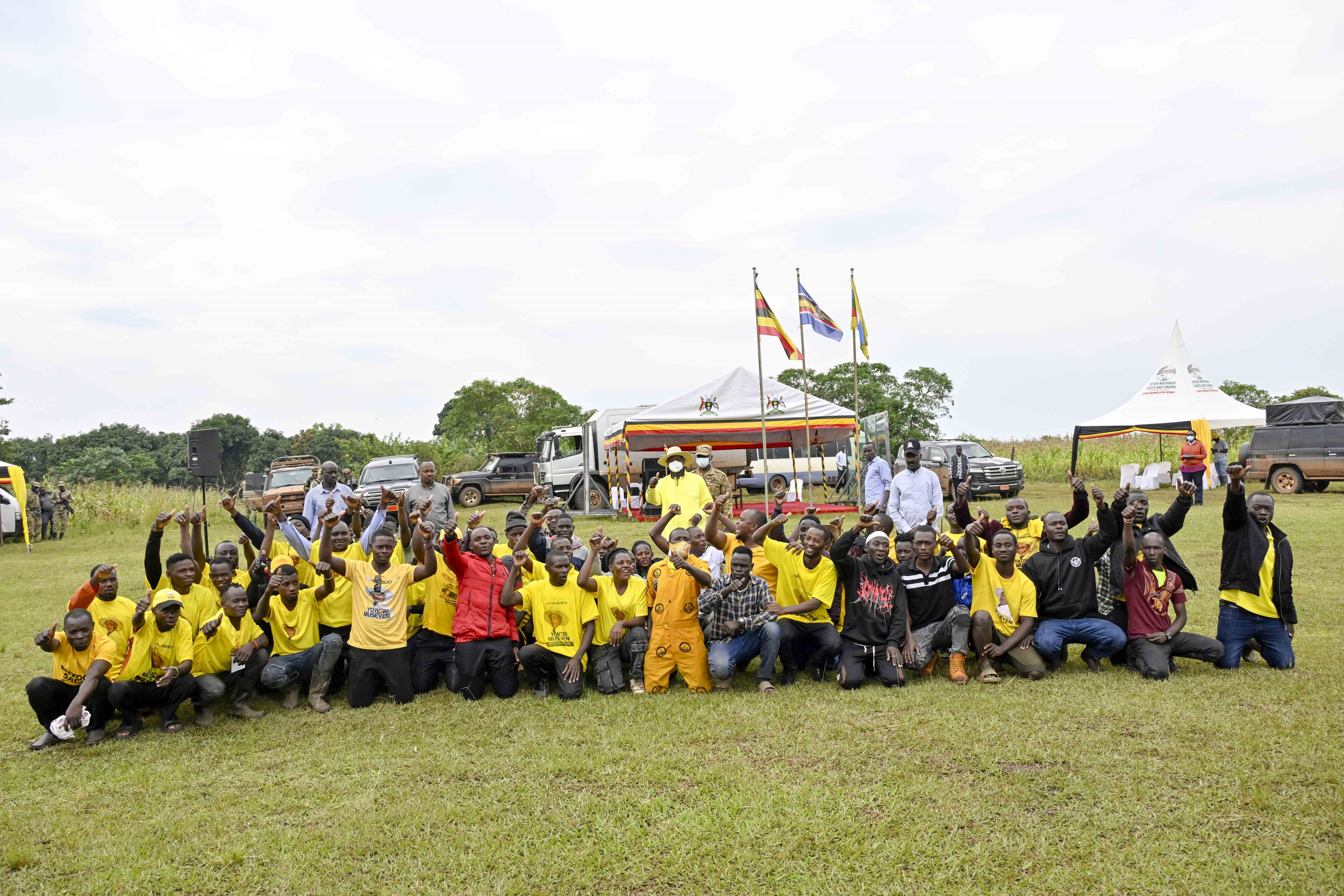 PRESIDENT MUSEVENI FAULTS KASSANDA'S SLOW DEVELOPMENT ON POOR LEADERSHIP, URGES VOTERS TO REJECT NON-PERFORMING OPPOSITION LEADERS 