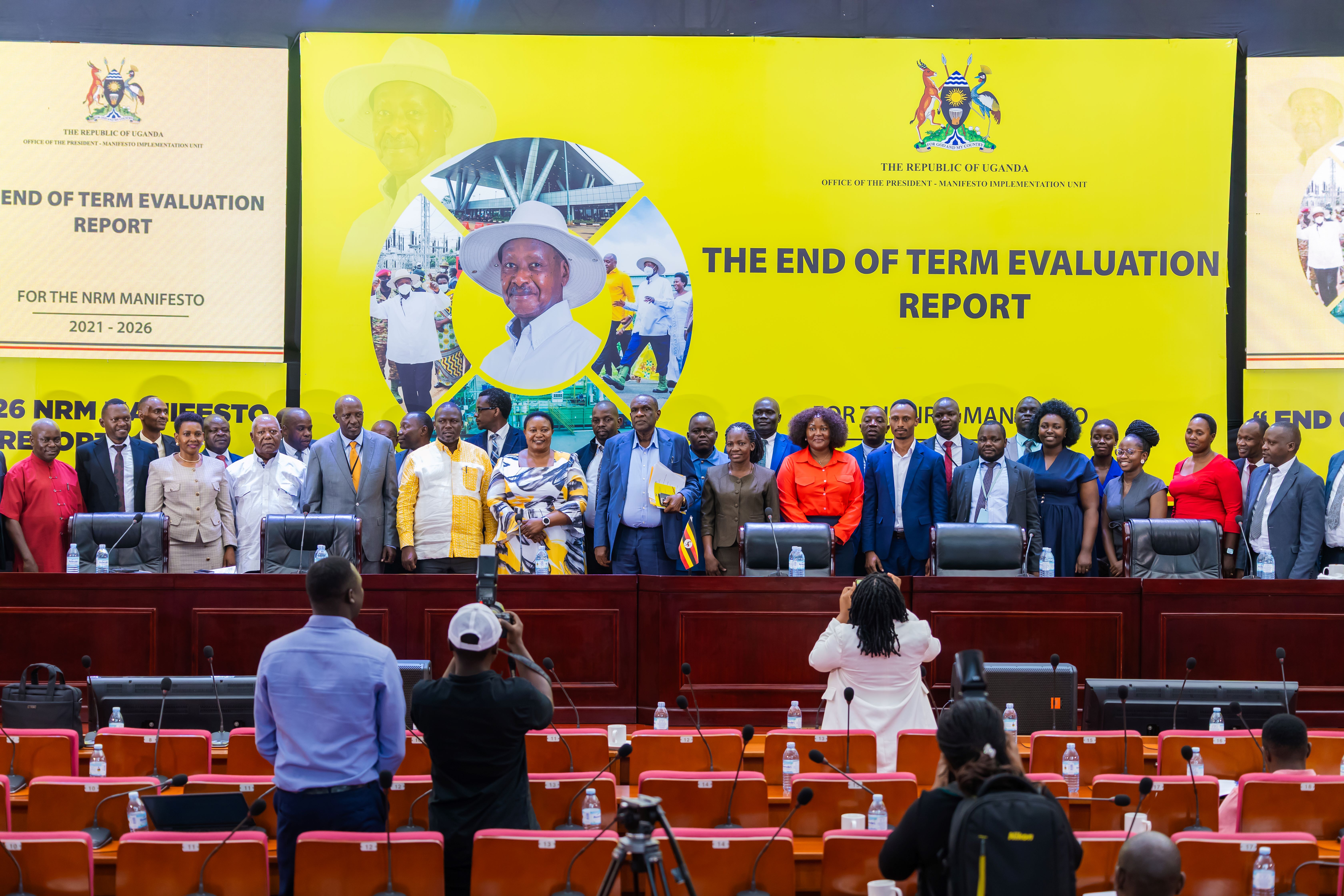 END OF TERM EVALUATION REPORT FOR THE NRM MANIFESTO 2021-2026 HELD ON 21ST APRIL, 2026 AT THE CONFERENCE HALL OFFICE OF THE PRESIDENT