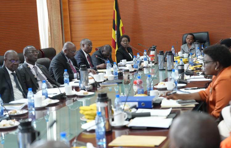 Permanent Secretaries’ Meeting held on Tuesday 3rd September, 2024 on 9th Floor in the Cabinet Room, Office of the President to discuss implementation of the Kyankwanzi resolutions 2024.