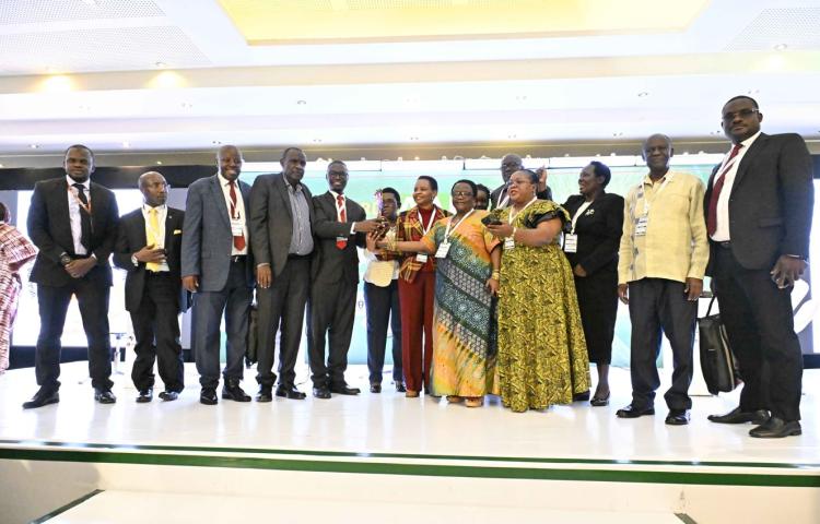 Col. Nakalema’s SHIPU, Hajji Kakande win big at AAPAM Awards at Speke Resort Munyonyo, Kampala on 28th November 2024. 