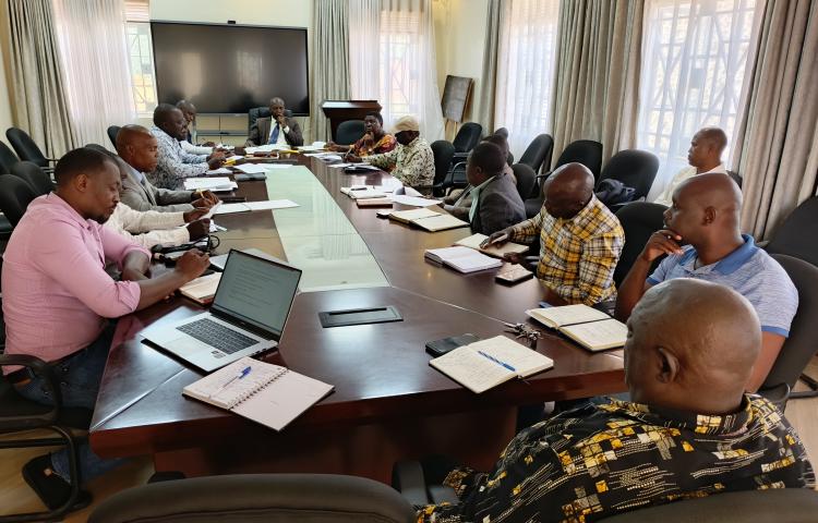RDC Secretariat emphasizing collaboration, assessment to on-ground impact for quality service delivery with Kibaale district leaders.