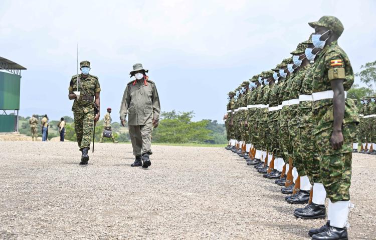 President Museveni passes out 413 UPDF officers trained in advanced military warfare tactics
