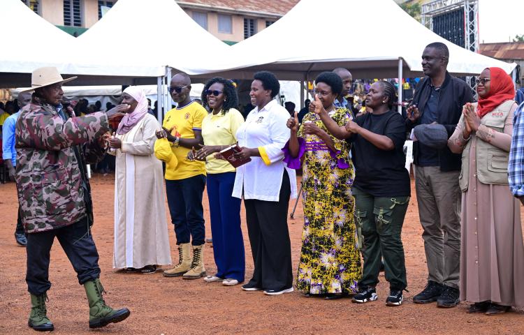 President Museveni urges ghetto youth to Safeguard Peace as a pathway to Wealth