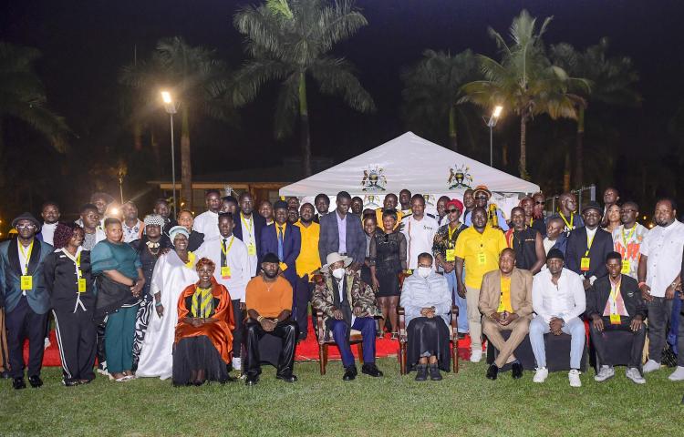 PRESIDENT MUSEVENI GRACES YOWERI MUSIC ALBUM LAUNCH 