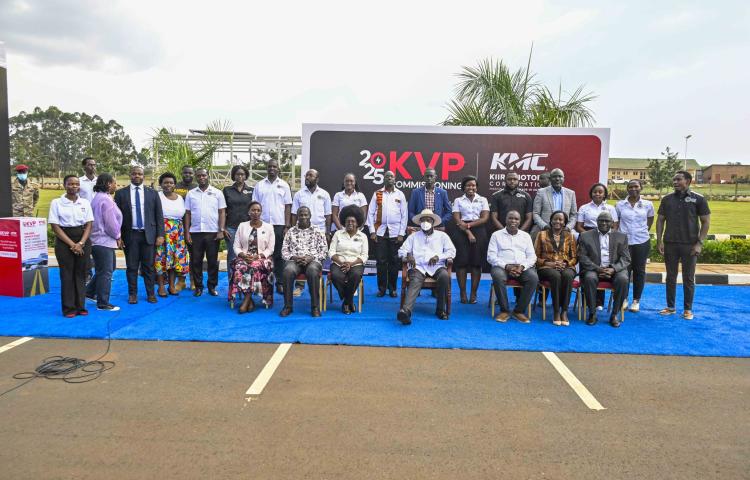 PRESIDENT MUSEVENI COMMISSIONS KIIRA VEHICLE PLANT 