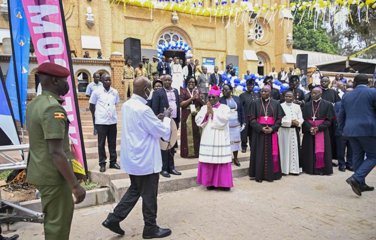 PRESIDENT MUSEVENI TO CATHOLICS: WORK HARD TO SUPPORT THE CHURCH, STATE AND YOUR FAMILIES