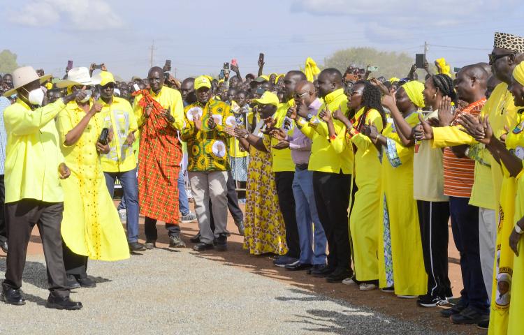 MUSEVENI: NRM RESTORED PEACE THAT BROUGHT PEOPLE BACK HOME