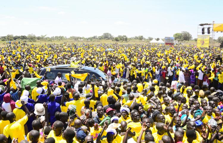 PRESIDENT MUSEVENI WRAPS UP ACHOLI CAMPAIGN TRAIL WITH EMPHASIS ON PEACE, DEVELOPMENT AND WEALTH CREATION 