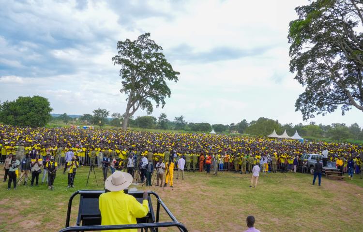 PRESIDENT MUSEVENI CALLS FOR INCLUSIVE TRANSFORMATION AS HE RALLIES VOTERS IN KIBUKU 