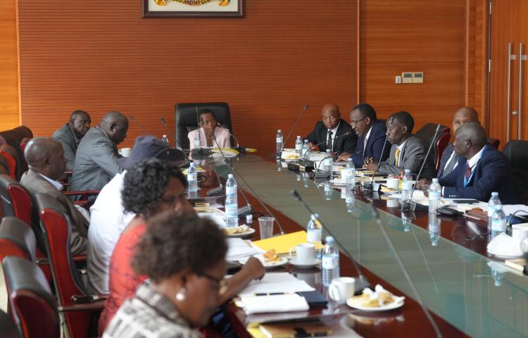 APEX Platform Steering Committee Meeting held on Thursday 18th December 2025, new building, Office of the President. 