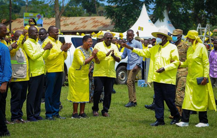 PRESIDENT MUSEVENI KICKS-OFF CAMPAIGN TRAIL IN GREATER MPIGI, CAUTIONS VOTERS AGAINST POLITICIANS FRUSTRATING DEVELOPMENT 