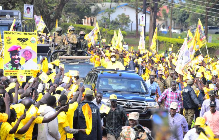 “SEND ME PEOPLE WHO UNDERSTAND MY GUIDANCE SO THAT WORK CAN MOVE FASTER,” PRESIDENT MUSEVENI TELLS MITYANA AS HE CONCLUDES GREATER MUBENDE CAMPAIGN TRAIL