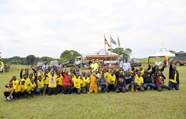 PRESIDENT MUSEVENI FAULTS KASSANDA'S SLOW DEVELOPMENT ON POOR LEADERSHIP, URGES VOTERS TO REJECT NON-PERFORMING OPPOSITION LEADERS 