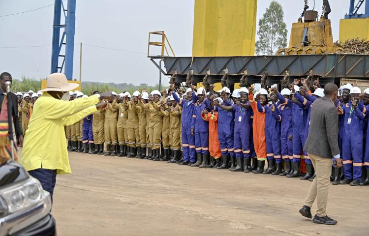PRESIDENT MUSEVENI COMMISSIONS VICTORIA SUGAR LIMITED FACTORY IN LUWERO