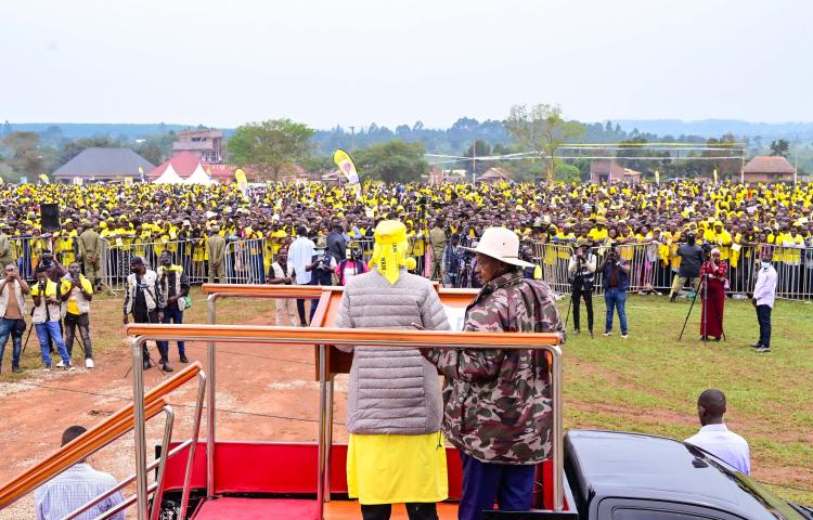 PRESIDENT MUSEVENI ASSURES NAKASEKE FOREST SETTLERS OF SECURITY, PLEDGES LEASE ARRANGEMENTS AS HE INTENSIFIES 2026 RE-ELECTION CAMPAIGN
