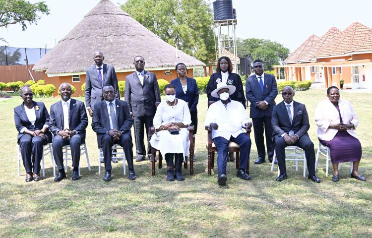 PRESIDENT MUSEVENI HAILS JUDICIAL CONVERGENCE AS DR. FLAVIAN ZEIJA TAKES OATH AS CHIEF JUSTICE 