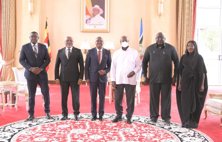 PRESIDENT MUSEVENI RECEIVES CREDENTIALS FROM SIX NEW AMBASSADORS