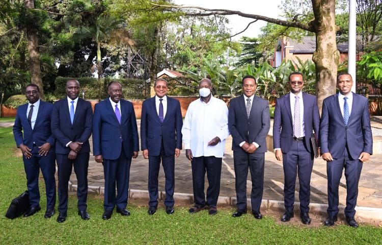 FORMER TANZANIAN PRESIDENT JAKAYA KIKWETE PAYS COURTESY VISIT TO PRESIDENT MUSEVENI