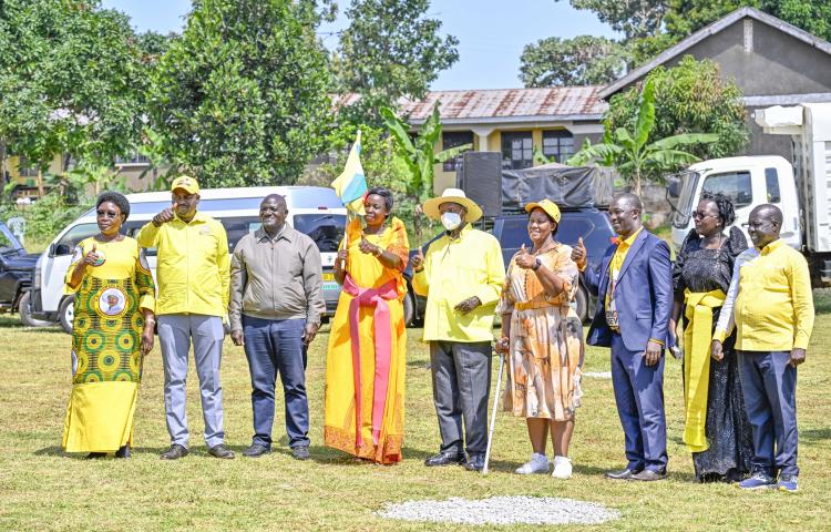 PRESIDENT MUSEVENI RALLIES SUPPORT FOR NABAYIGA IN KALANGALA WOMAN MP BY-ELECTION, UNVEILS DEVELOPMENT ROADMAP 